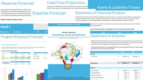 Nonprofit Financial Plan Workbook - Image 2