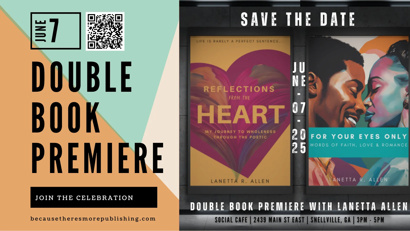 Big News from AMACG! Double Book Premiere with Lanetta Allen
