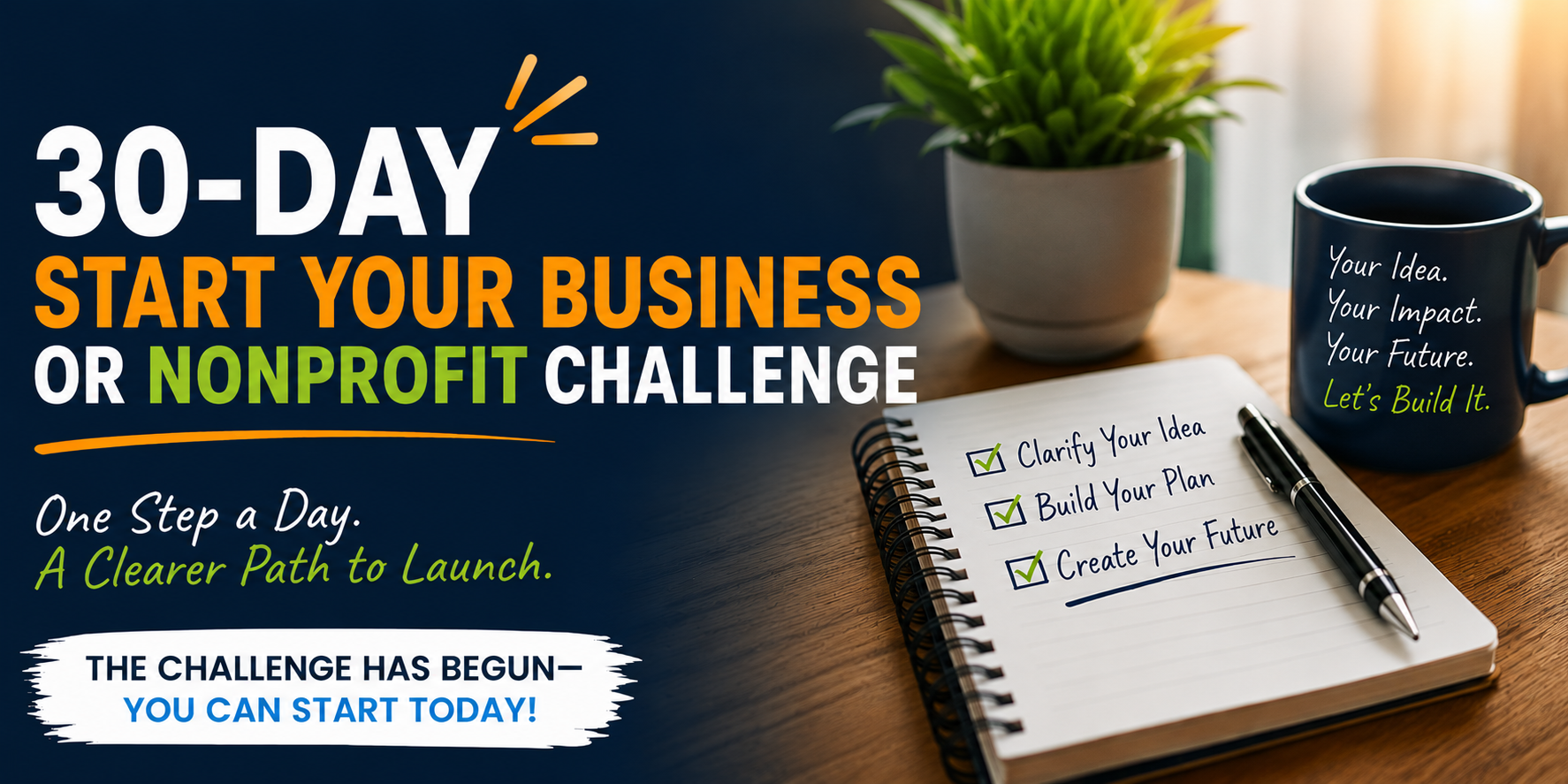30-Day Start Your Business or Nonprofit Challenge